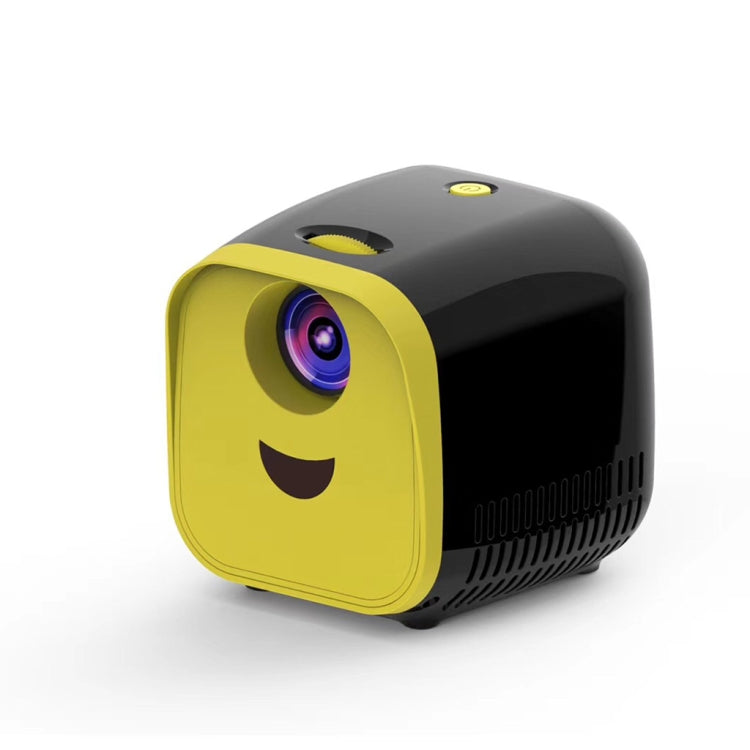 L1 Children Projector Mini LED Portable Home Speaker Projector, UK Plug(Black) - LED Projector by PMC Jewellery | Online Shopping South Africa | PMC Jewellery | Buy Now Pay Later Mobicred