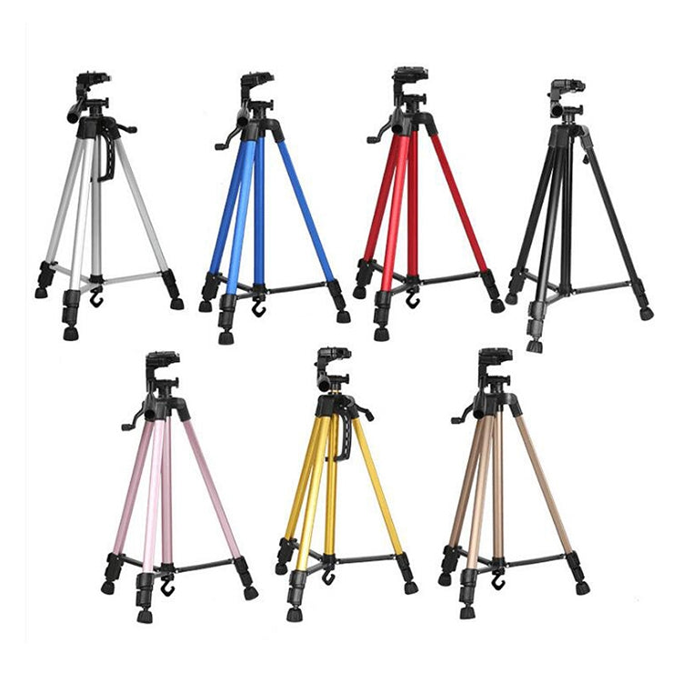 Portable Phone Live Selfie 3366 Tripod Stand DV SLR Camera Self-timer Full Light Bracket(Silver) - Tripods by PMC TechLife | Online Shopping South Africa | PMC TechLife | Buy Now Pay Later Mobicred