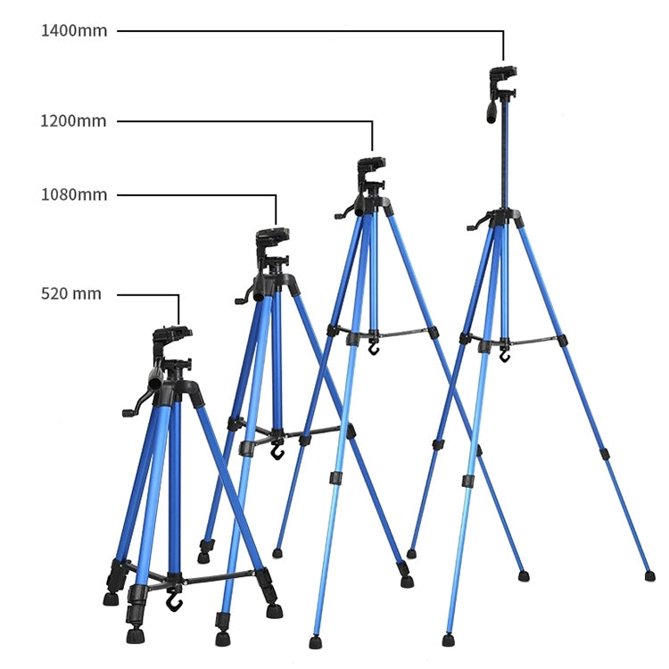Portable Phone Live Selfie 3366 Tripod Stand DV SLR Camera Self-timer Full Light Bracket(Black) - Tripods by PMC TechLife | Online Shopping South Africa | PMC TechLife | Buy Now Pay Later Mobicred