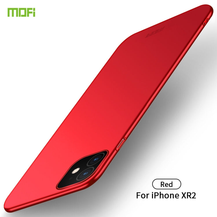 For iPhone 11 MOFI Frosted PC Ultra-thin Hard Case (Red) - iPhone 11 Cases by MOFI | Online Shopping South Africa | PMC TechLife | Buy Now Pay Later Mobicred
