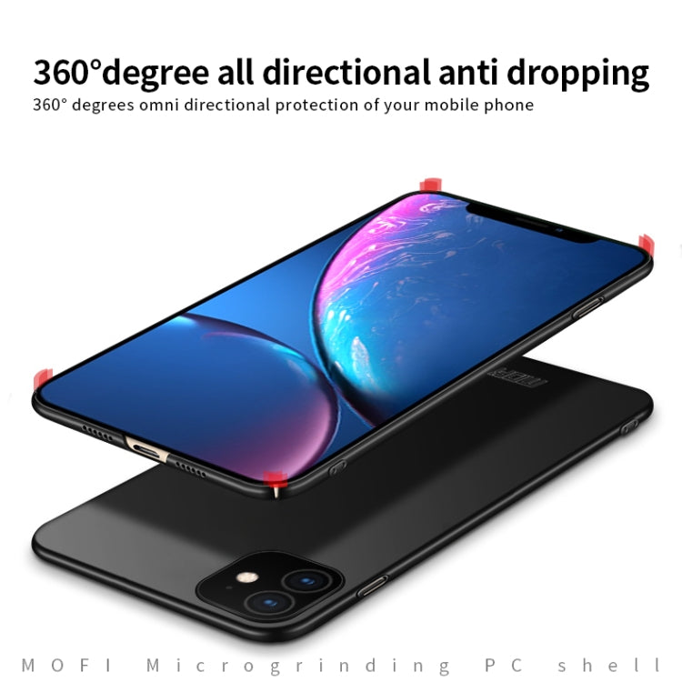 For iPhone 11 MOFI Frosted PC Ultra-thin Hard Case (Red) - iPhone 11 Cases by MOFI | Online Shopping South Africa | PMC TechLife | Buy Now Pay Later Mobicred