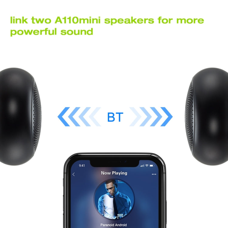 EWA A110mini High Hidelity Bluetooth Speaker Small Size High Power Bass, TWS Bluetooth Technology, Support TF(Blue) - free shipping - PMC Jewellery - Order now!