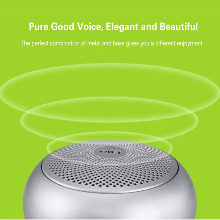 EWA A110mini High Hidelity Bluetooth Speaker Small Size High Power Bass, TWS Bluetooth Technology, Support TF(Silver) - Desktop Speaker by EWA | Online Shopping South Africa | PMC Jewellery | Buy Now Pay Later Mobicred