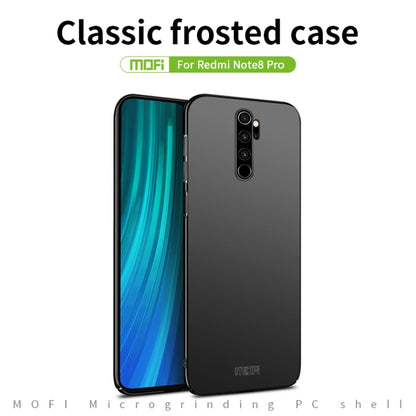 For Xiaomi RedMi Note8 Pro MOFI Frosted PC Ultra-thin Hard Case(Red) - Xiaomi Cases by MOFI | Online Shopping South Africa | PMC Jewellery