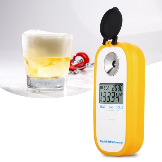 DR402 Digital Beer Refractometer Wort Hydrometer Brix 0-50% Concentration Meter Refractometer Electronic Wine Alcohol Tester - Digital Refractometer by PMC Jewellery | Online Shopping South Africa | PMC Jewellery | Buy Now Pay Later Mobicred