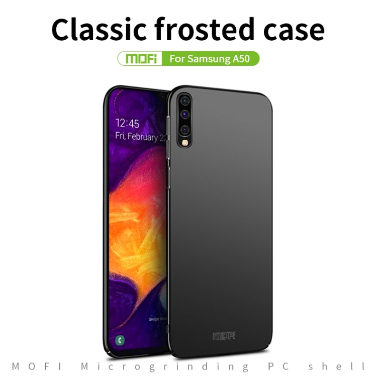 For Galaxy A50 MOFI Frosted PC Ultra-thin Hard Case(Red) - Galaxy Phone Cases by MOFI | Online Shopping South Africa | PMC Jewellery