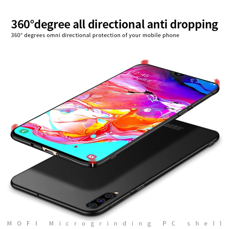 For Galaxy A70 MOFI Frosted PC Ultra-thin Hard Case(Blue) - Galaxy Phone Cases by MOFI | Online Shopping South Africa | PMC TechLife