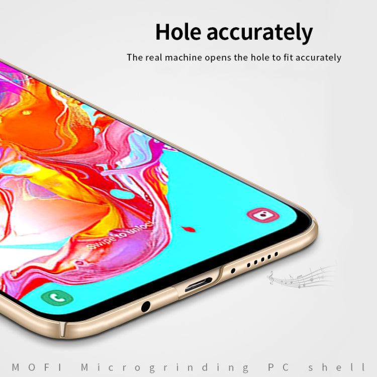 For Galaxy A70 MOFI Frosted PC Ultra-thin Hard Case(Blue) - Galaxy Phone Cases by MOFI | Online Shopping South Africa | PMC TechLife