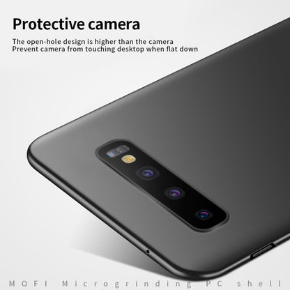 For Galaxy S10 MOFI Frosted PC Ultra-thin Hard Case(Black) - Galaxy Phone Cases by MOFI | Online Shopping South Africa | PMC Jewellery