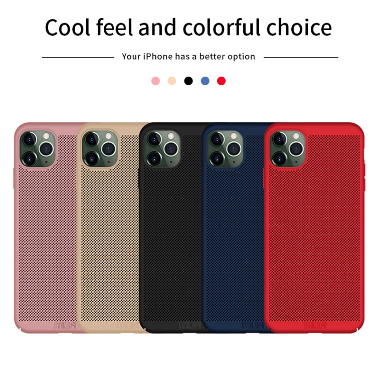 For iPhone 11 Pro Max MOFI Breathable PC Ultra-thin All-inclusive Protective Case(Gold) - iPhone 11 Pro Max Cases by MOFI | Online Shopping South Africa | PMC TechLife