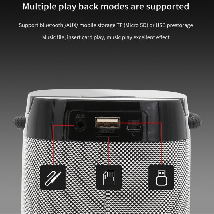 NBY 6650 Portable Multi-function Bluetooth Speaker 3D Surround Stereo Sound, Support Wireless Charging(Pinple) - Desktop Speaker by NBY | Online Shopping South Africa | PMC Jewellery | Buy Now Pay Later Mobicred