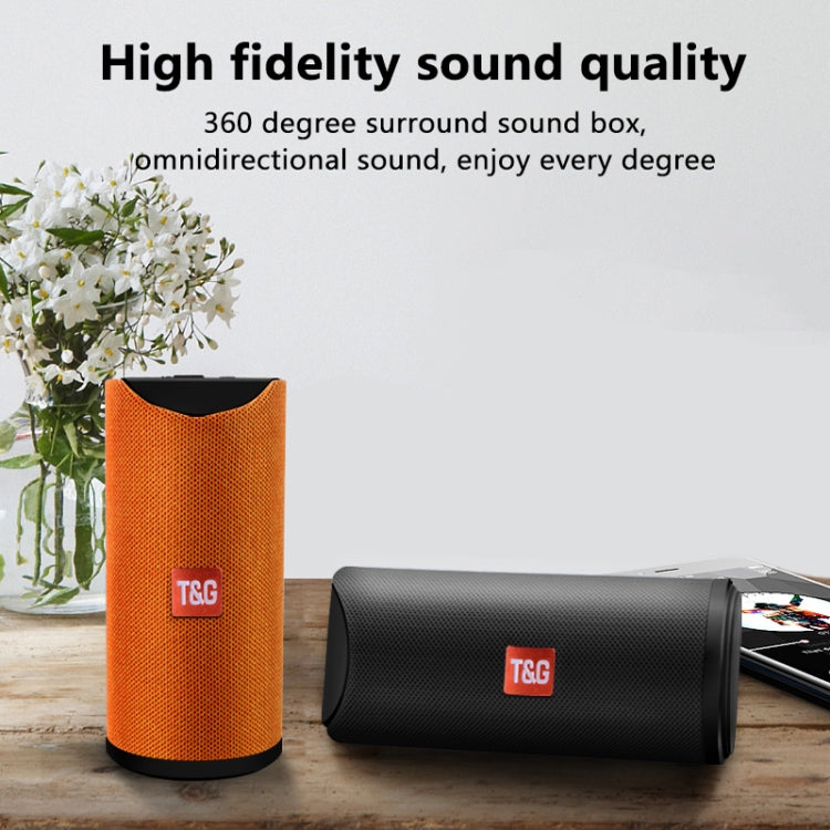 T&G TG113 Portable Bluetooth Speakers Waterproof Stereo Outdoor Loudspeaker MP3 Bass Sound Box with FM Radio(Green) - Desktop Speaker by T&G | Online Shopping South Africa | PMC Jewellery | Buy Now Pay Later Mobicred