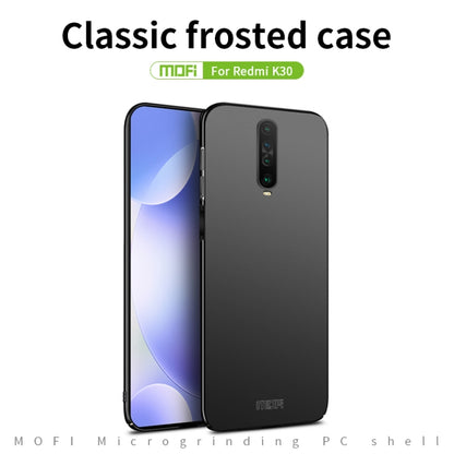 For Xiaomi RedMi K30 MOFI Frosted PC Ultra-thin Hard Case(Blue) - Galaxy Phone Cases by MOFI | Online Shopping South Africa | PMC Jewellery