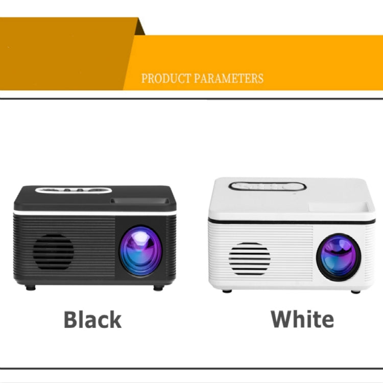 S361 80Lumens 320 x 240 Pixel Portable Mini Projector, Support 1080P, AU Plug(Black) - LED Projector by PMC Jewellery | Online Shopping South Africa | PMC Jewellery | Buy Now Pay Later Mobicred