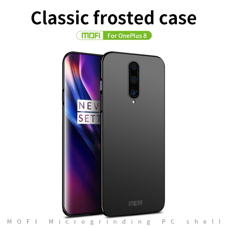 For  OnePlus 8 MOFI Frosted PC Ultra-thin Hard Case(Blue) - OnePlus Cases by MOFI | Online Shopping South Africa | PMC TechLife | Buy Now Pay Later Mobicred