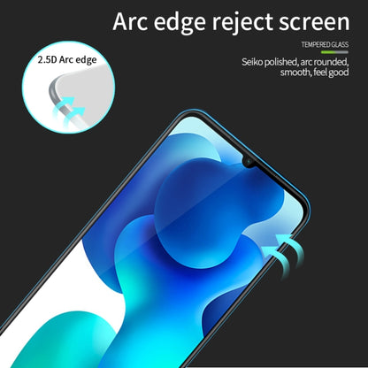 For Xiaomi 10 Lite MOFI 9H 2.5D Full Screen Tempered Glass Film(Black) -  by MOFI | Online Shopping South Africa | PMC Jewellery