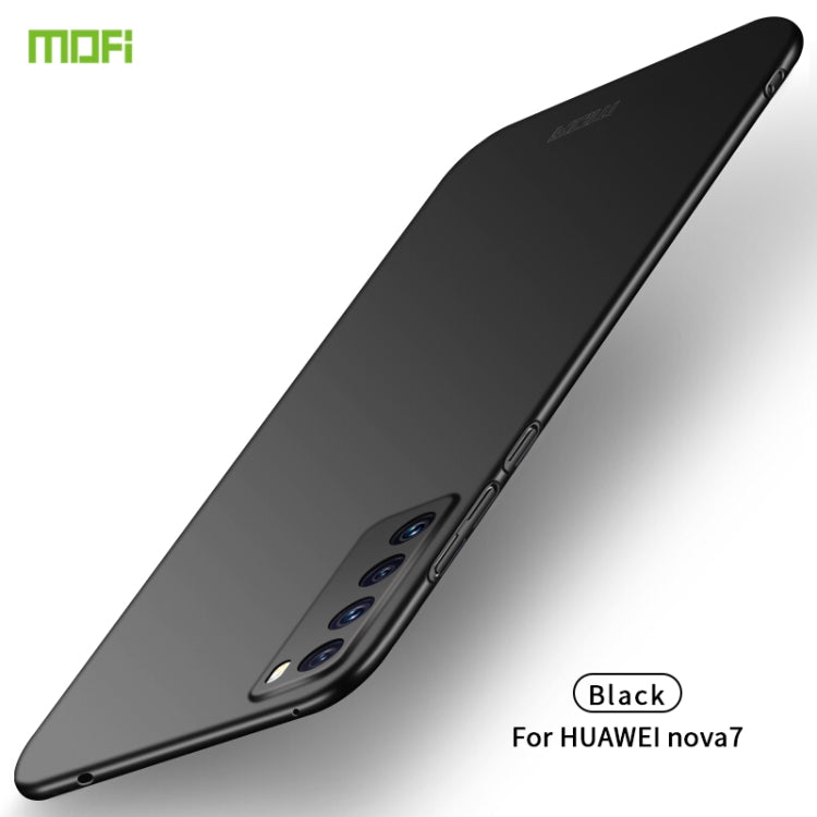 For Huawei Nova 7 MOFI Frosted PC Ultra-thin Hard Case(Black) - Huawei Cases by MOFI | Online Shopping South Africa | PMC TechLife | Buy Now Pay Later Mobicred