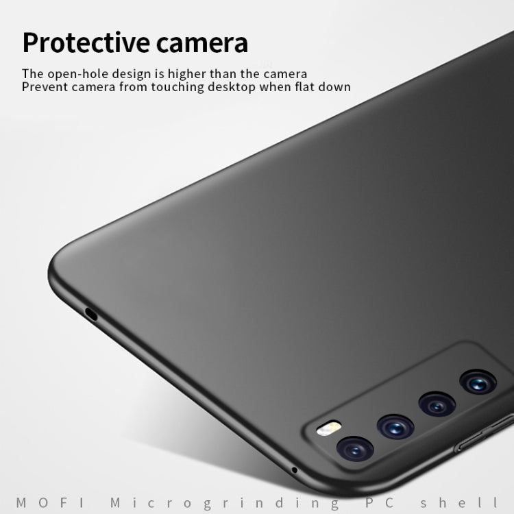 For Huawei Nova 7 MOFI Frosted PC Ultra-thin Hard Case(Black) - Huawei Cases by MOFI | Online Shopping South Africa | PMC TechLife | Buy Now Pay Later Mobicred