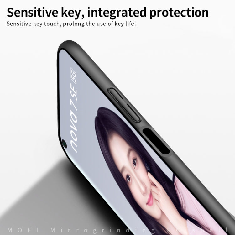 For Huawei Nova 7 SE MOFI Frosted PC Ultra-thin Hard Case(Black) - Huawei Cases by MOFI | Online Shopping South Africa | PMC TechLife | Buy Now Pay Later Mobicred