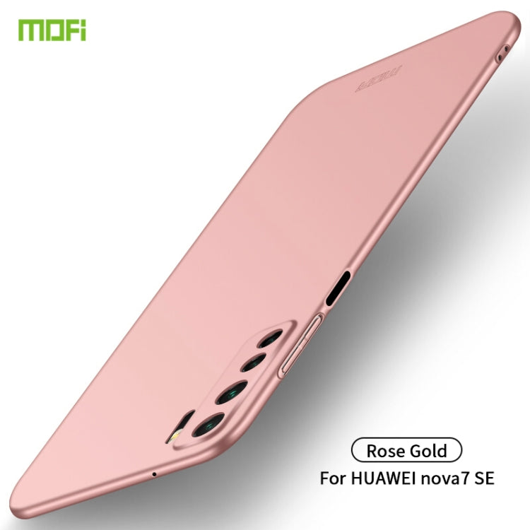 For Huawei Nova 7 SE MOFI Frosted PC Ultra-thin Hard Case(Rose gold) - Huawei Cases by MOFI | Online Shopping South Africa | PMC TechLife