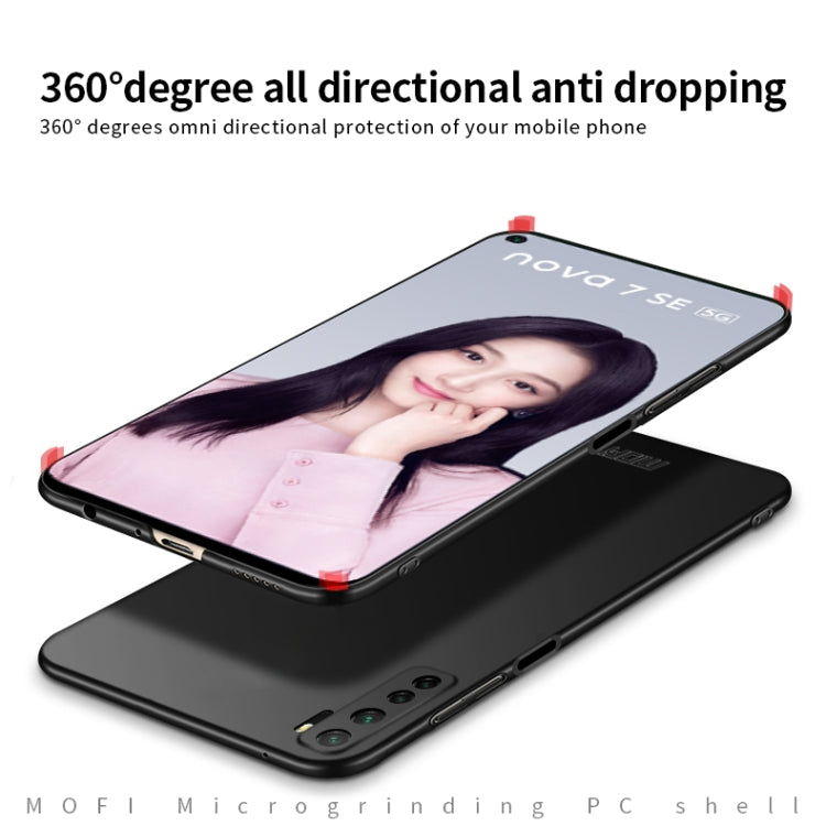 For Huawei Nova 7 SE MOFI Frosted PC Ultra-thin Hard Case(Rose gold) - Huawei Cases by MOFI | Online Shopping South Africa | PMC TechLife