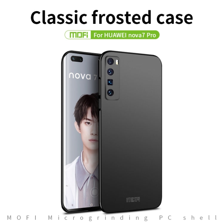 For Huawei Nova 7 Pro MOFI Frosted PC Ultra-thin Hard Case(Gold) - Huawei Cases by MOFI | Online Shopping South Africa | PMC TechLife