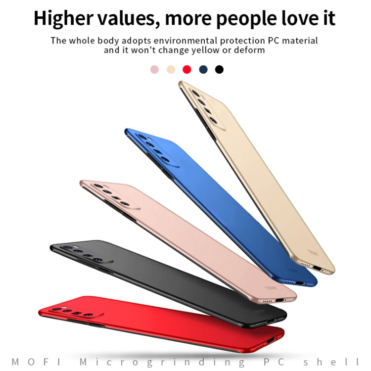 For Huawei Nova 7 Pro MOFI Frosted PC Ultra-thin Hard Case(Gold) - Huawei Cases by MOFI | Online Shopping South Africa | PMC TechLife