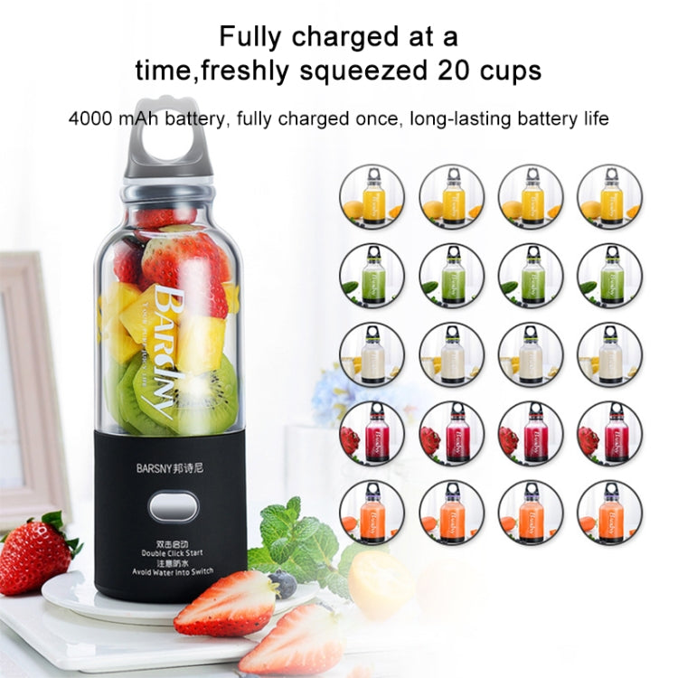 Multifunctional Juicer Rotatory Extractor Cup Portable USB Charge Juicer Blender with 6 Blades(Pink) - free shipping - PMC TechLife - Order now!