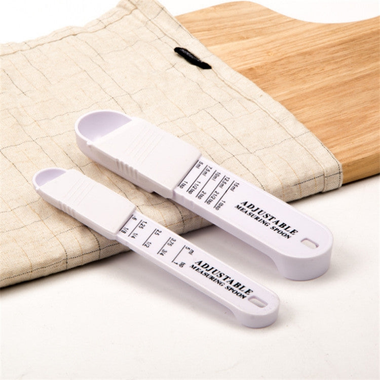 Creative Gadgets Adjustable Plastic Measuring Spoons Seasoning Combination Measuring Spoon - Kitchen Scales by PMC TechLife | Online Shopping South Africa | PMC TechLife | Buy Now Pay Later Mobicred