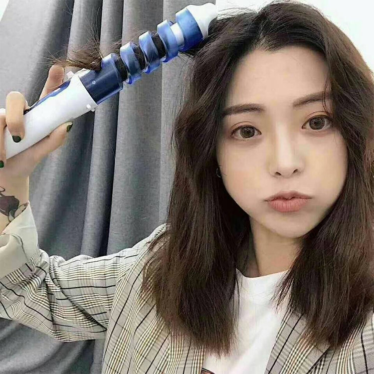 Hair Styling Tool Hair Curler Roller Spiral Curling Iron(Blue) - free shipping - PMC TechLife - Order now!