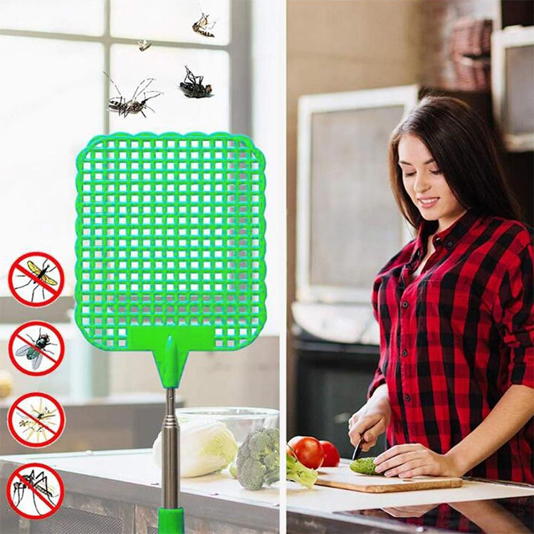 Creative Retractable Plastic Fly Swatter Summer Supplies Mosquito Swatter(Blue) - Fly Swatter by PMC Jewellery | Online Shopping South Africa | PMC Jewellery | Buy Now Pay Later Mobicred