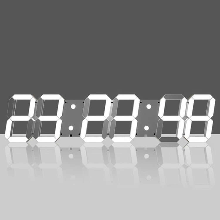 Multifunctional LED Wall Clock Creative Digital Clock, Style:Hollow Remote Control(White Font) - Wall Clock by PMc TechLife | Online Shopping South Africa | PMc TechLife | Buy Now Pay Later Mobicred