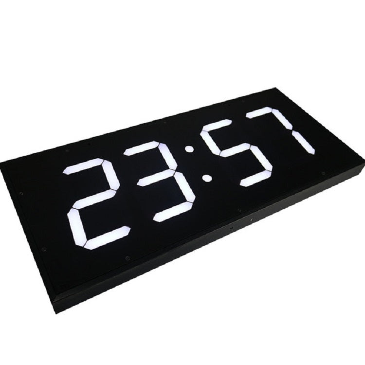 LED Large Screen Digital Electronic Clock Remote Control Double-sided Wall Clock (White) - Wall Clock by PMc TechLife | Online Shopping South Africa | PMc TechLife | Buy Now Pay Later Mobicred