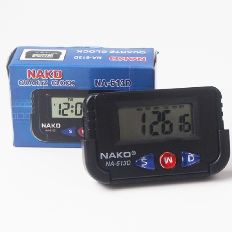 2 PCS Portable Car Electronic Clock Test Sports Clock Small Alarm Clock Stopwatch(Rectangle) - Alarm Clocks by PMc TechLife | Online Shopping South Africa | PMc TechLife | Buy Now Pay Later Mobicred