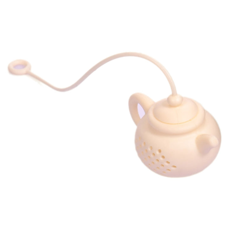 3 PCS Creative Silicone Tea Bag Tea Pot Shape Tea Filter Safely Cleaning Infuser(White) - Tea Strainers by PMC TechLife | Online Shopping South Africa | PMC TechLife | Buy Now Pay Later Mobicred