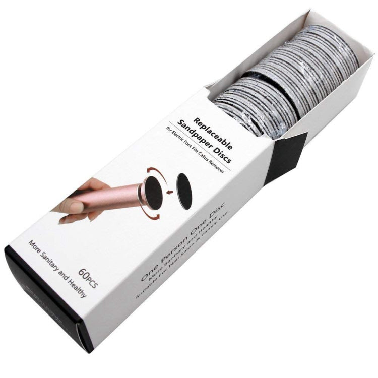 60 PCS Replacement Sandpaper Disk for Electric Foot Polisher, Specification:80 Mesh(Medium Sand) - Grinding Tools & Accessories by PMC TechLife | Online Shopping South Africa | PMC TechLife | Buy Now Pay Later Mobicred