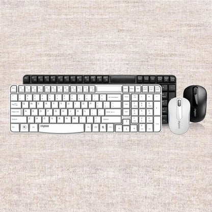 Rapoo X1800S 2.4GHz Wireless Keyboard and Mouse Set(White) - Wireless Keyboard by Rapoo | Online Shopping South Africa | PMC Jewellery | Buy Now Pay Later Mobicred