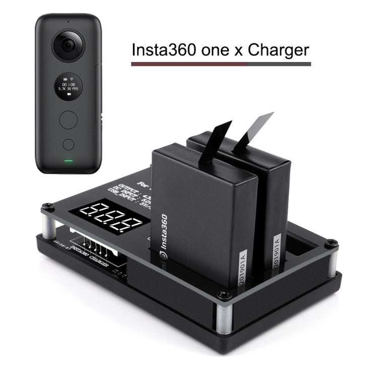 Micro USB Triple Battery Charger for Insta360 ONE X Panoramic Camera(Us Plug) - Others by PMC Jewellery | Online Shopping South Africa | PMC Jewellery | Buy Now Pay Later Mobicred
