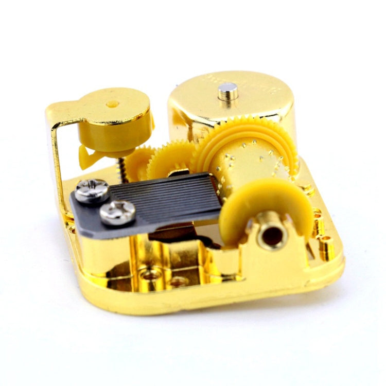 Eight-tone Gold-plated Bar Repair Parts DIY Sky City Paperback Music Box(Meet) - Music Box by PMC Jewellery | Online Shopping South Africa | PMC Jewellery | Buy Now Pay Later Mobicred