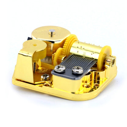 Eight-tone Gold-plated Bar Repair Parts DIY Sky City Paperback Music Box(Love Story) - Music Box by PMC Jewellery | Online Shopping South Africa | PMC Jewellery | Buy Now Pay Later Mobicred