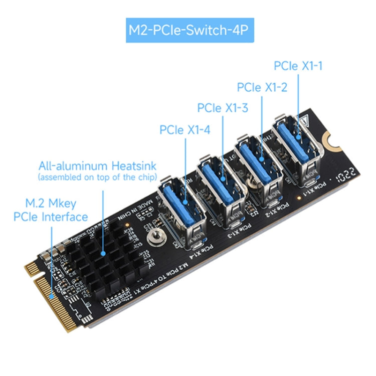 Waveshare PCIe X1 to PCIe X16 Expander, Using With M.2 to PCIe 4-Ch Expander, 24003 - Modules Expansions Accessories by Waveshare | Online Shopping South Africa | PMC Jewellery | Buy Now Pay Later Mobicred