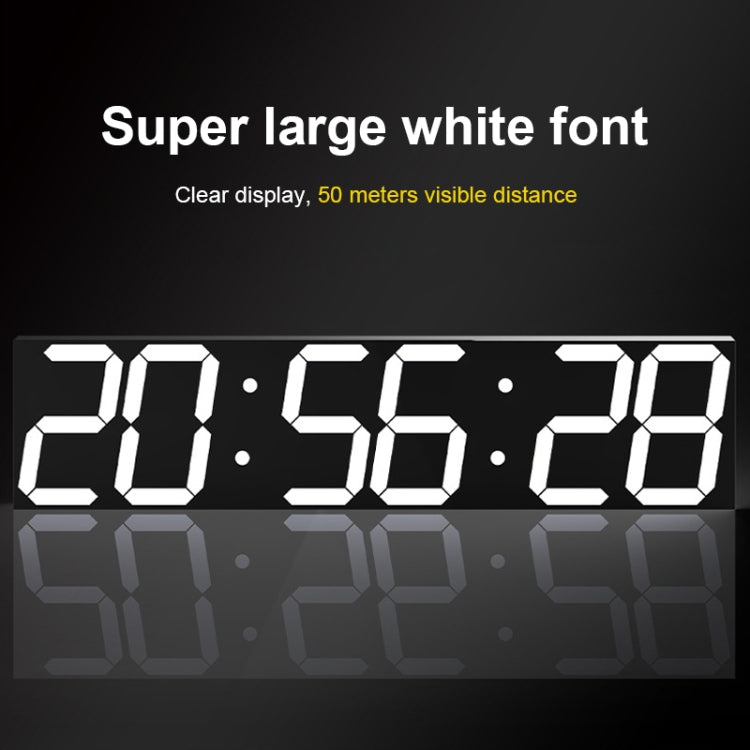Creative LED Digital Wall Clock Multi-function WIFI Clock, Style:6 Bit Hollow WIFI(White) - Wall Clock by PMc TechLife | Online Shopping South Africa | PMc TechLife | Buy Now Pay Later Mobicred