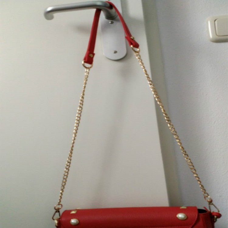 Women Bag PU Leather Chain Long Shoulder Strap Bag Accessories(Dark Green) - Accessories by PMC TechLife | Online Shopping South Africa | PMC TechLife | Buy Now Pay Later Mobicred