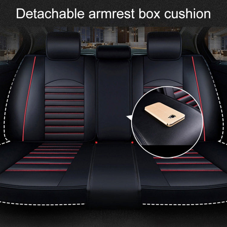 Universal PU Leather Car Seat Cover Beige - Seat Accessories by PMC TechLife | Online Shopping South Africa | PMC TechLife | Buy Now Pay Later Mobicred