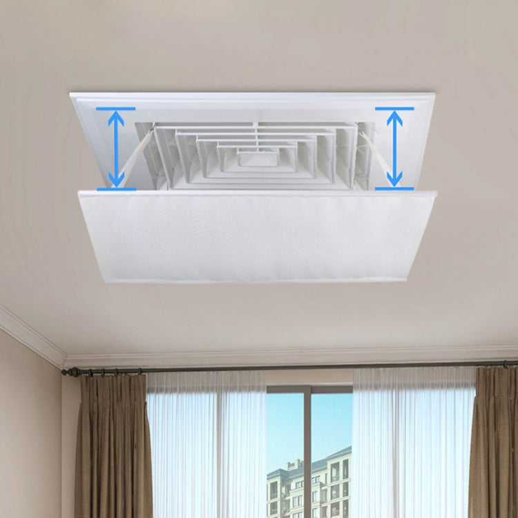 Central Air Conditioning Wind Shield Wall-Mounted Anti Direct Blowing Windshield, Size:60x60cm(White) - free shipping - PMC TechLife - Order now!
