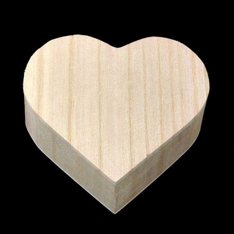 Crafts Magnet Buckle Love Box Daily Makeup Retro Heart-shaped Wooden Storage Box - Storage Boxes by PMC Jewellery | Online Shopping South Africa | PMC Jewellery | Buy Now Pay Later Mobicred