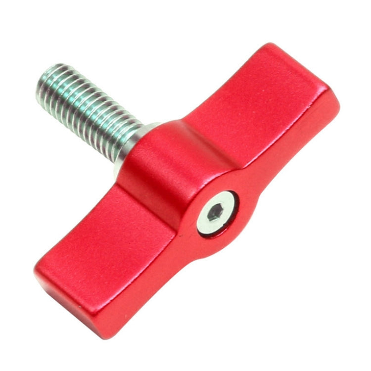 10PCS T-shaped Screw Multi-directional Adjustment Hand Screw Aluminum Alloy Handle Screw, Specification:M4(Red) - Screws by PMC TechLife | Online Shopping South Africa | PMC TechLife | Buy Now Pay Later Mobicred