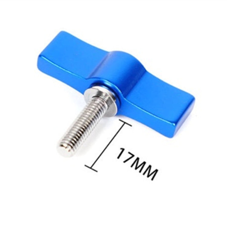 10PCS T-shaped Screw Multi-directional Adjustment Hand Screw Aluminum Alloy Handle Screw, Specification:M5(Blue) - Screws by PMC TechLife | Online Shopping South Africa | PMC TechLife | Buy Now Pay Later Mobicred