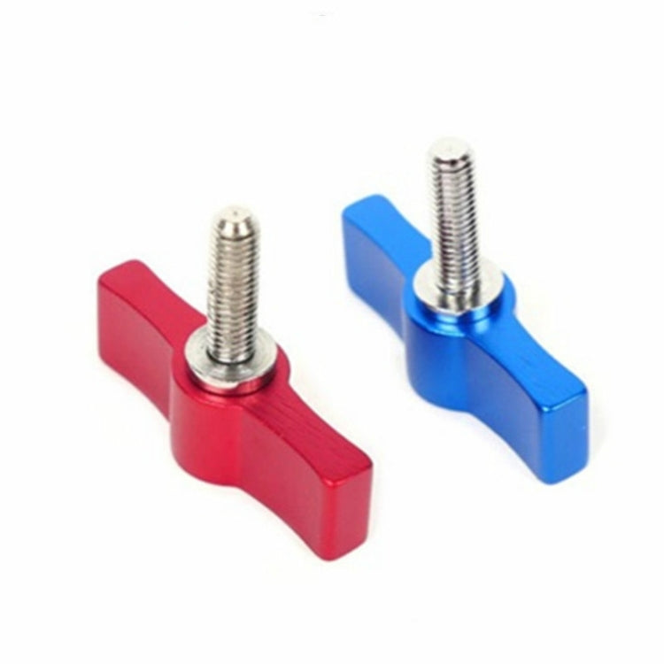 10PCS T-shaped Screw Multi-directional Adjustment Hand Screw Aluminum Alloy Handle Screw, Specification:M6(Blue) - Screws by PMC TechLife | Online Shopping South Africa | PMC TechLife | Buy Now Pay Later Mobicred
