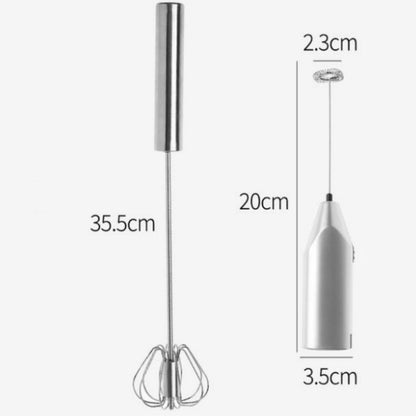 Household Appliance Mini Handheld Cream Egg Beater, Size:L(Semi-automatic + Electric) - Stirrer & Squeezer by PMC Jewellery | Online Shopping South Africa | PMC Jewellery